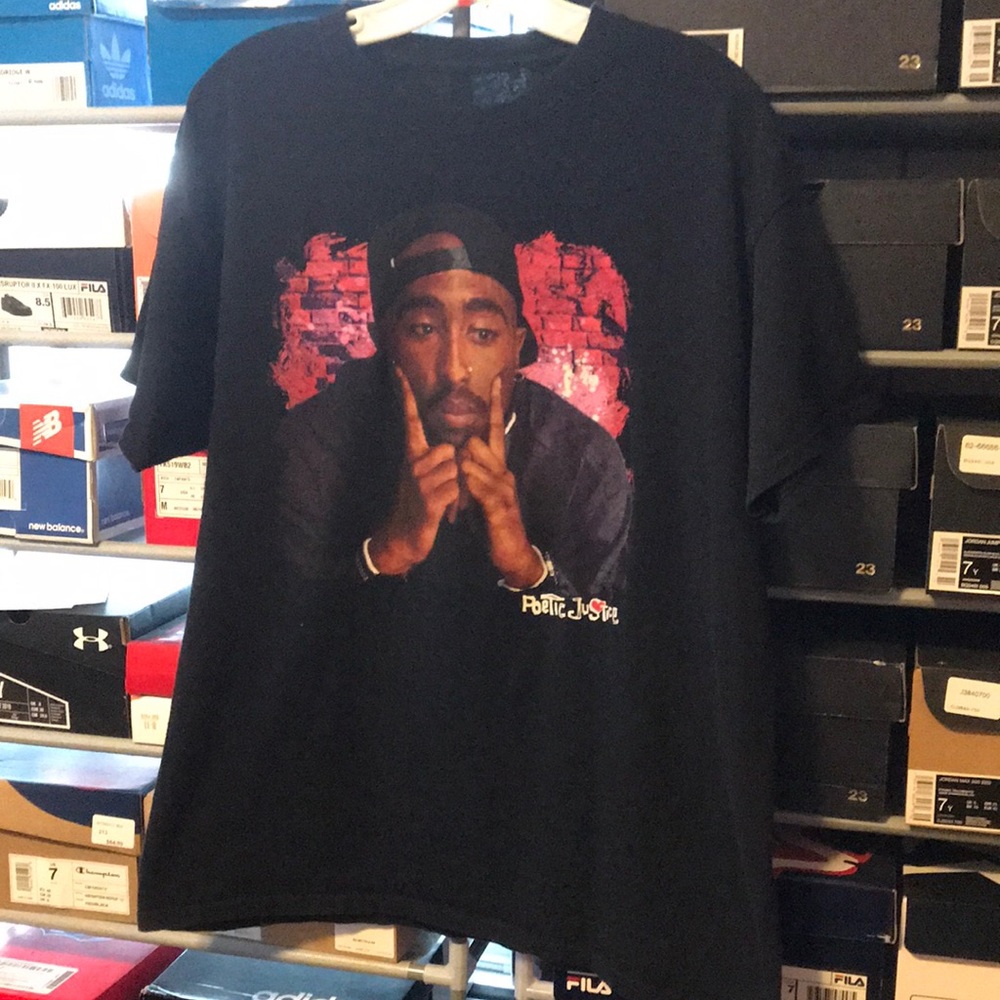 🔥5/$20🔥UNISEX POETIC JUSTICE TUPAC SHIRT